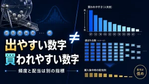 宝くじの出やすい数字と買われやすい数字の違いを頻度と配当で比較
